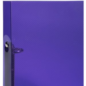 Carpeta de anillas 170x220 2R15mm CRYSTAL COLOURS colores surtidos