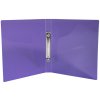 Carpeta de anillas 170x220 2R15mm CRYSTAL COLOURS colores surtidos