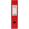 Lomo de PVC rígido de 2 mm 70 mm con portaetiquetas encolado y orificio de agarre Rojo
