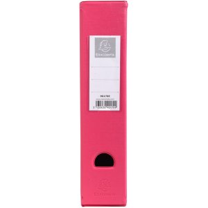 Exacompta carpeta lomo PVC pastel 70mm portaetiquetas y agujero de agarre