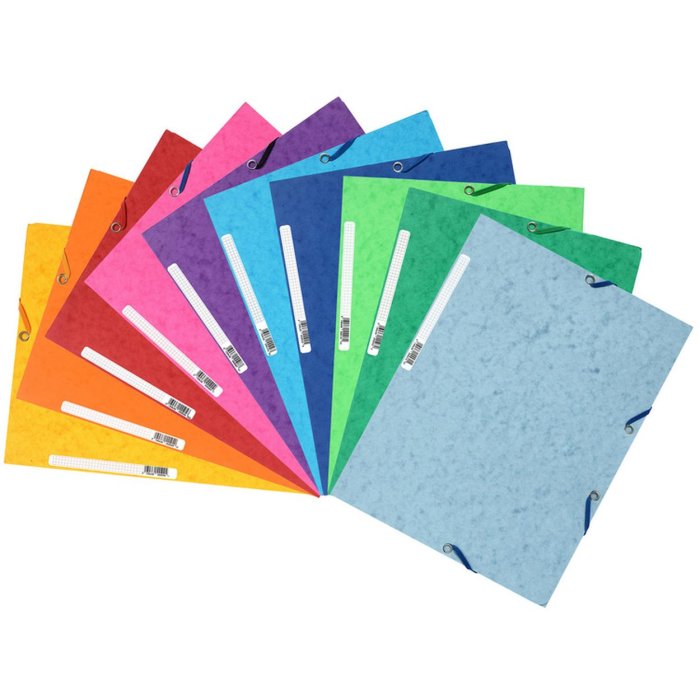 Carpeta 3 solapas Manila cartón 400g Nature Future A4 surtido