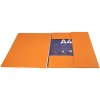 Carpeta con banda elástica y 3 solapas de cartulina monobloque Scotten Manila 425 g Nature Future, para DIN A4 Naranja