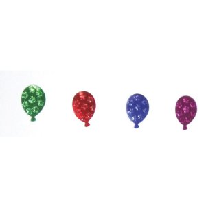 Globos de confeti de mesa