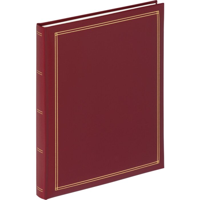 Walther Álbum autoadhesivo Monza burdeos 26x30 cm 30 páginas autoadhesivas