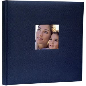 Álbum de fotos de lino Velina 31x31 cm azul