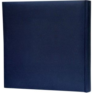 Álbum de fotos de lino Velina 31x31 cm azul
