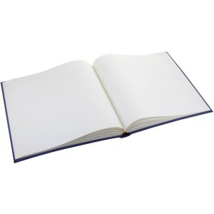 Álbum de fotos de lino Velina 31x31 cm azul