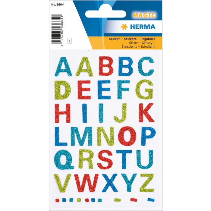 HERMA MAGIC letras, brillantes