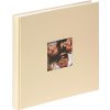 Walther Álbum de fotos Fun 26x25 cm crema 40 páginas blancas