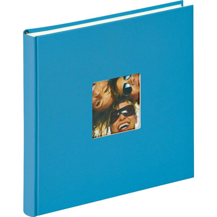 Walther Álbum de fotos Fun ocean blue 26x25 cm 40 páginas blancas