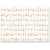 Papel de regalo ANIMAL TRAINS ROSA 50x70 cm