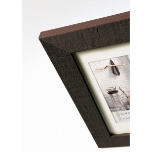 Marco de madera nogal HOME 10x15 cm
