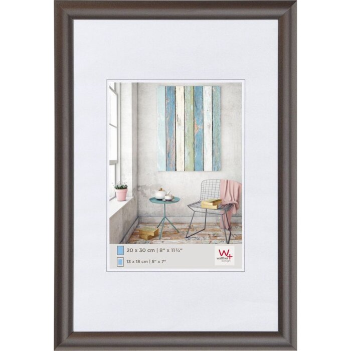 Marco de plástico TRENDSTYLE 40x50 cm acero