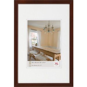 Marco de madera Walther Pimientos 40x60 cm nogal