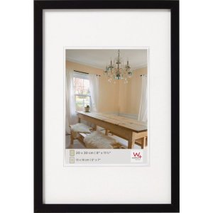 Marco de madera Walther Pimientos 50x70 cm negro