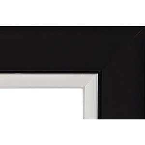 Metro Marco de poliestireno 10x15 cm negro