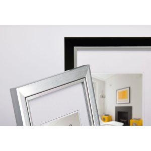 Marco de poliestireno Walther Metro 10x15 cm plata