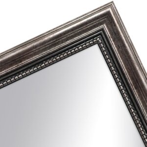 Marco de madera antiguo 50 x 60 cm espejo de metal cristal