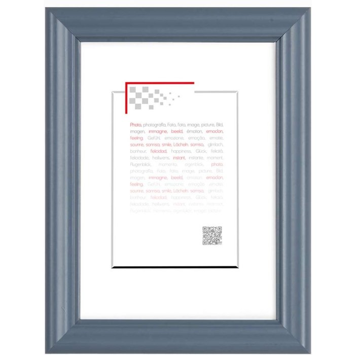 Marco de madera Circee 18x24 cm gris