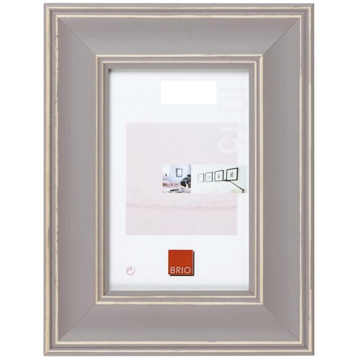 Marco de madera Constance gris 30x40 cm