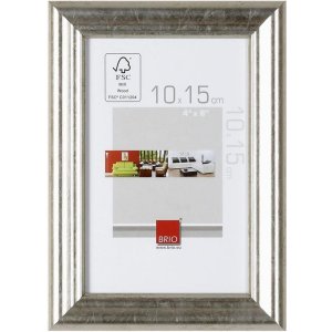 Ceanothe Marco de madera Circee 10x15 cm plata