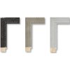 Marco de madera perla 10x15 cm gris