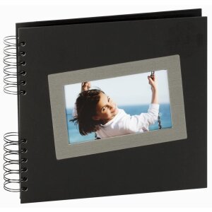 Álbum pequeño Tais negro 22x22 cm