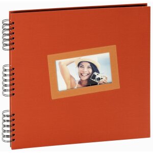 Álbum espiral Tais naranja 30x30 cm