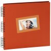 Álbum espiral Tais naranja 30x30 cm