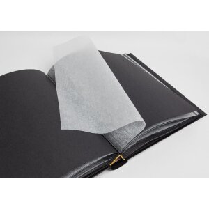 Álbum de fotos KOLARA negro con tu foto + texto 30x30 cm 100 páginas negras