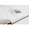 Álbum de fotos KOLARA negro con su foto + texto páginas blancas