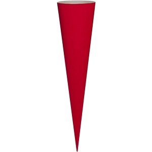 Bolsa de manualidades cono escolar cartón de colores 70 cm surtido