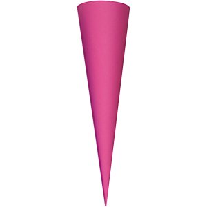 Bolsa de manualidades cono escolar cartón de colores 70 cm surtido