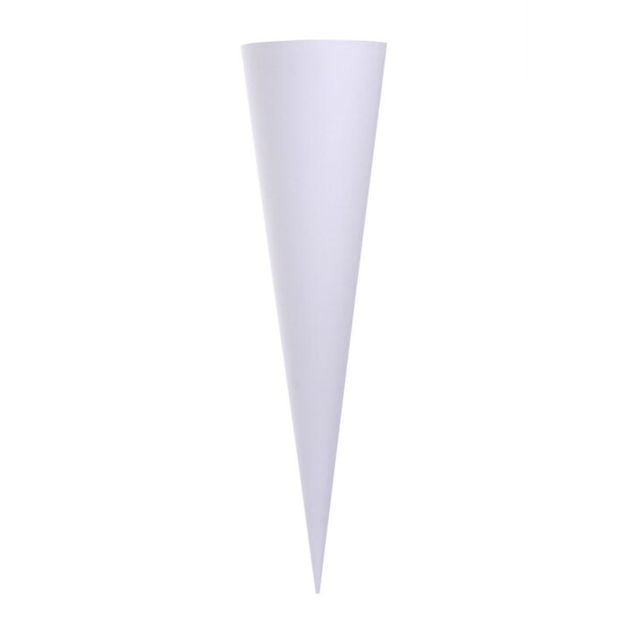 Cono escolar blanco 70 cm