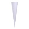 Cono escolar blanco 70 cm