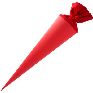 Bolsa escolar Goldbuch Craft de cartón de color rojo 70 cm