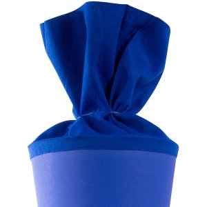 Bolsa escolar Goldbuch azul 70 cm de cartón de colores con fieltro