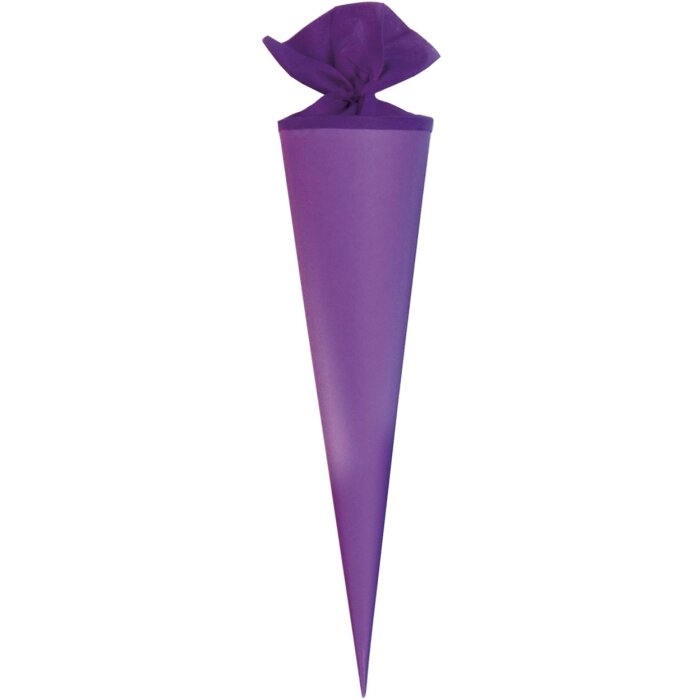Cono escolar Goldbuch 70 cm cartón color lila