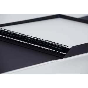HNFD Álbum de boda Dhana Caja de regalo 33x33 cm 60 páginas negras