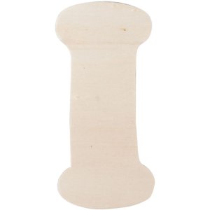 Letra de madera I 11 cm