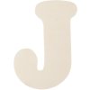 Letra de madera J 11 cm