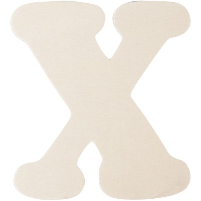 Carta de madera X 11 cm