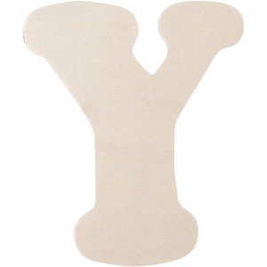 Letra de madera Y 11 cm