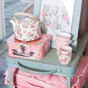 Taza de cerámica 6x8 cm rosa
