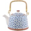 6CETE0022 Tetera blanco-azul by Clayre Eef