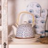 6CETE0022 Tetera blanco-azul by Clayre Eef