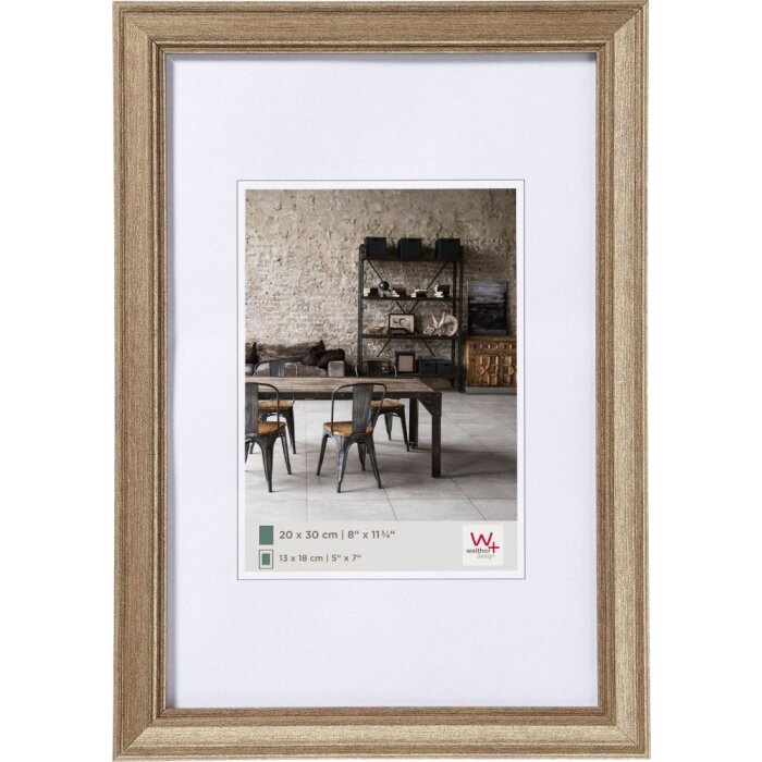 Portarretratos Lounge acero 15x20 cm