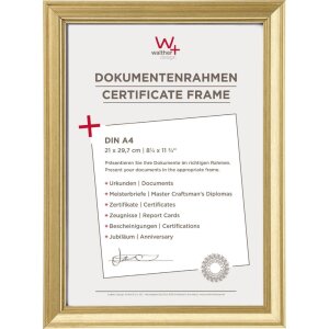 Marco Walther Lounge oro 21x29,7 cm Marco para...