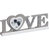 Marco decorativo LOVE para 1 foto 8x7,7 cm