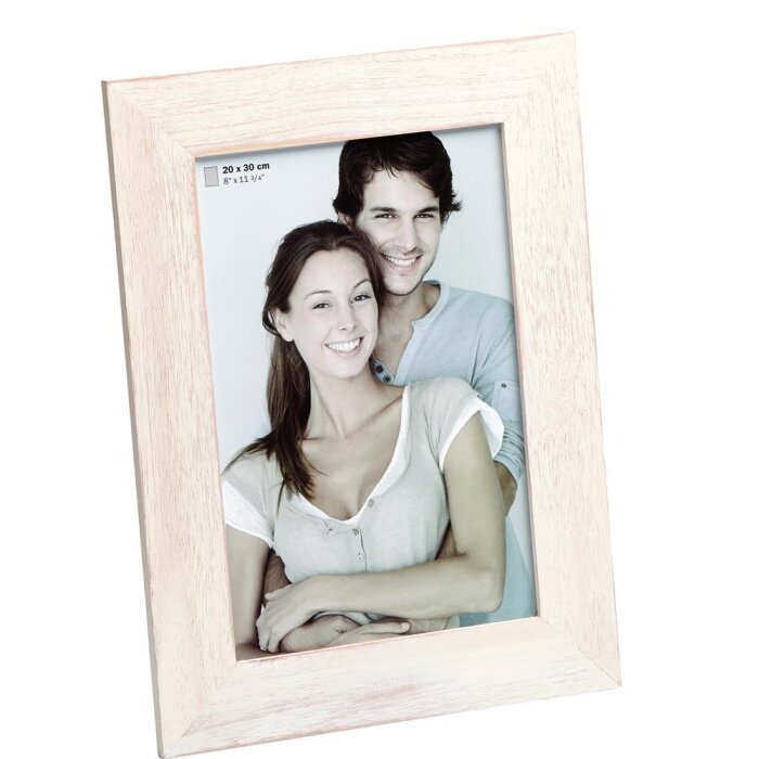 Marco de fotos de madera Walther Limmerick IV blanco 20x30 cm